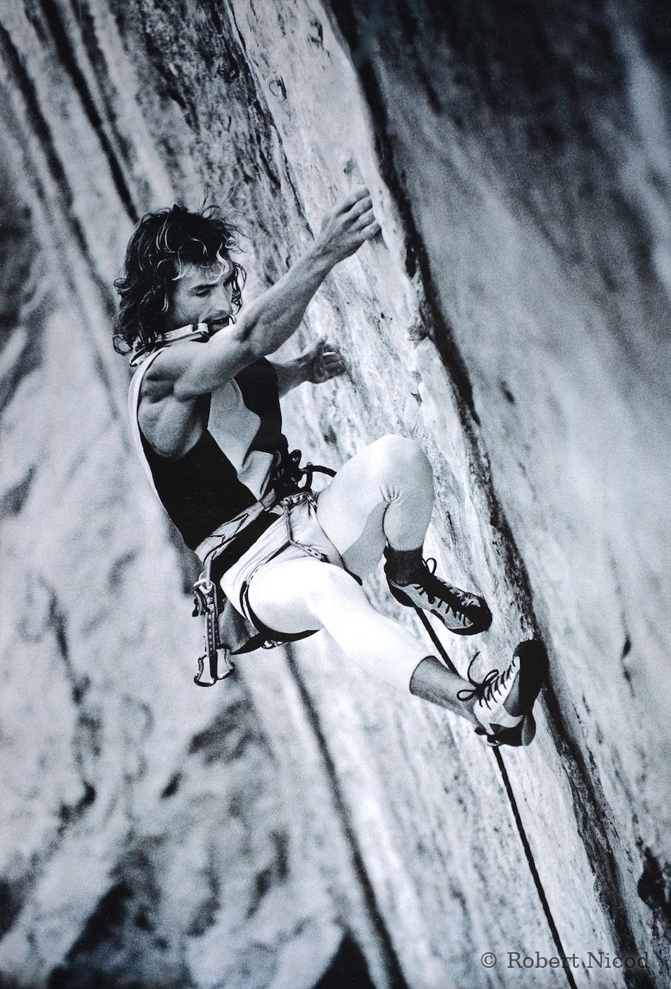 Escalade — Patrick Edlinger, « Masse critique », Cimaï 1986