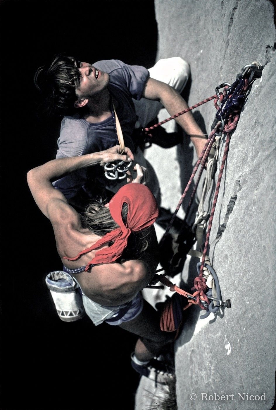 Escalade — Patrick Edlinger et Philippe Perez, « Chrisalys », Verdon 1982