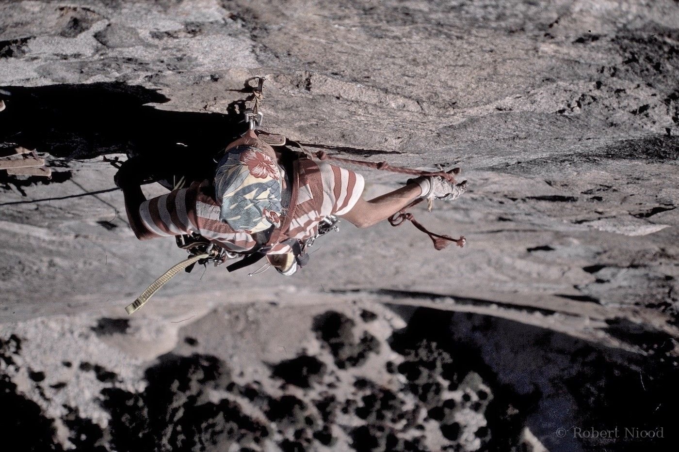 Escalade — Traversée, accroché à presque rien, El Capitan 1987