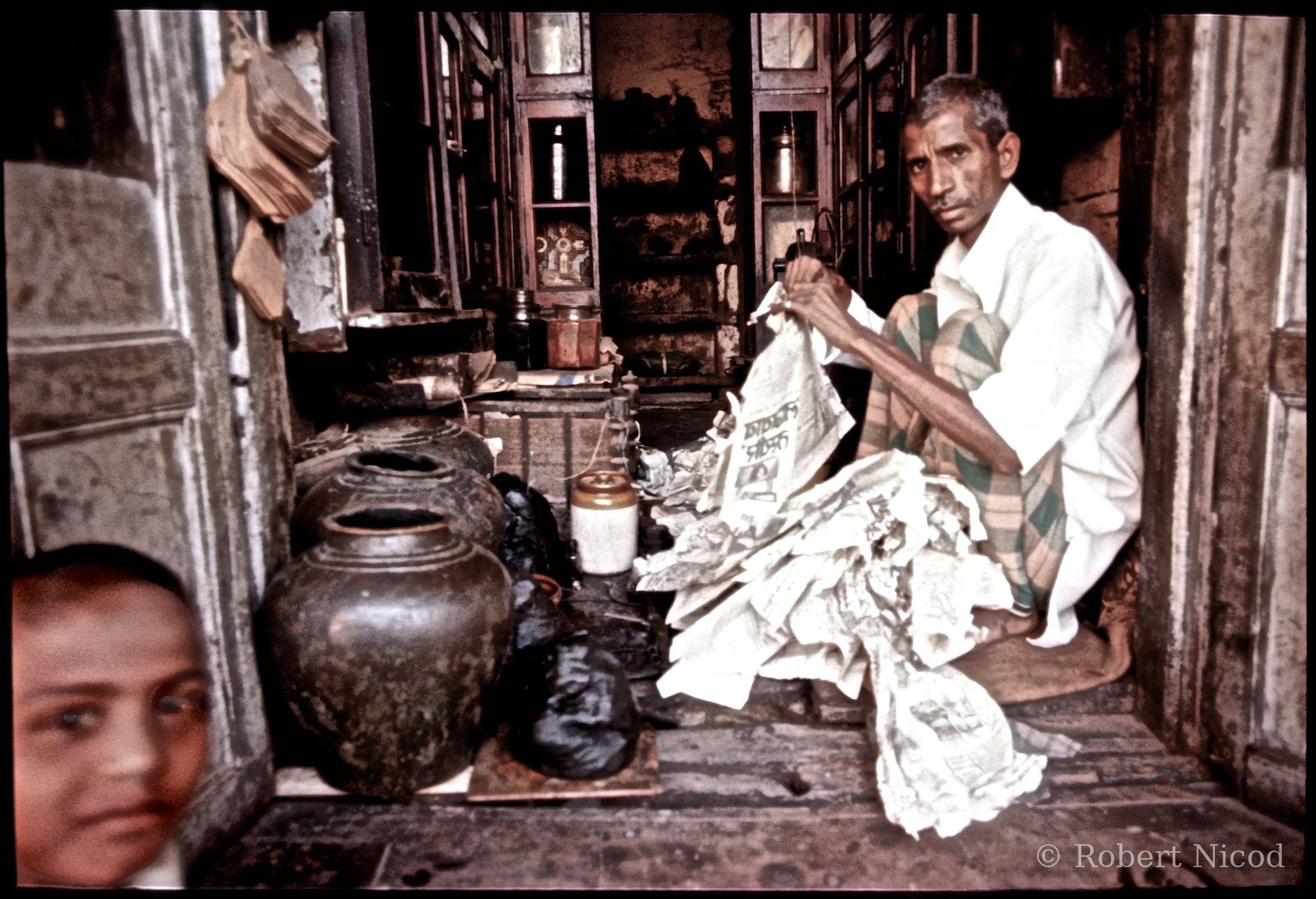 Reportage Inde 1977 — Tout est récupérable, Delhi 1977