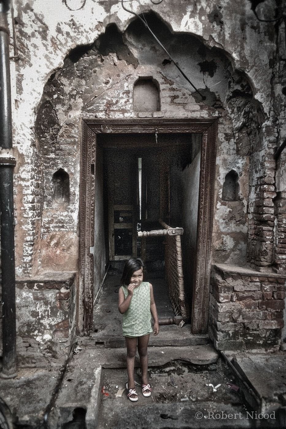 Reportage Inde 1977 — Sortie pour voir deux touristes, Delhi 1977