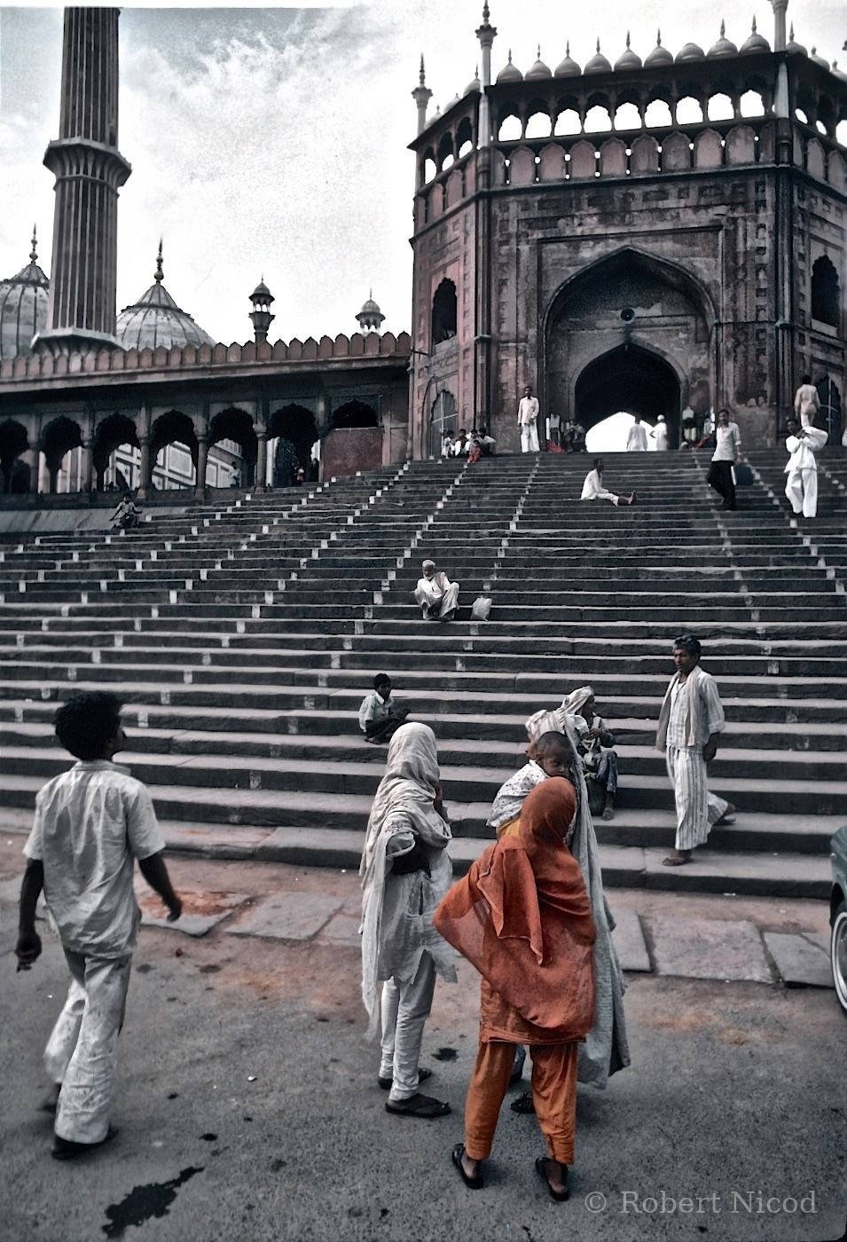 Reportage Inde 1977 — Jama Masjid, Delhi 1977