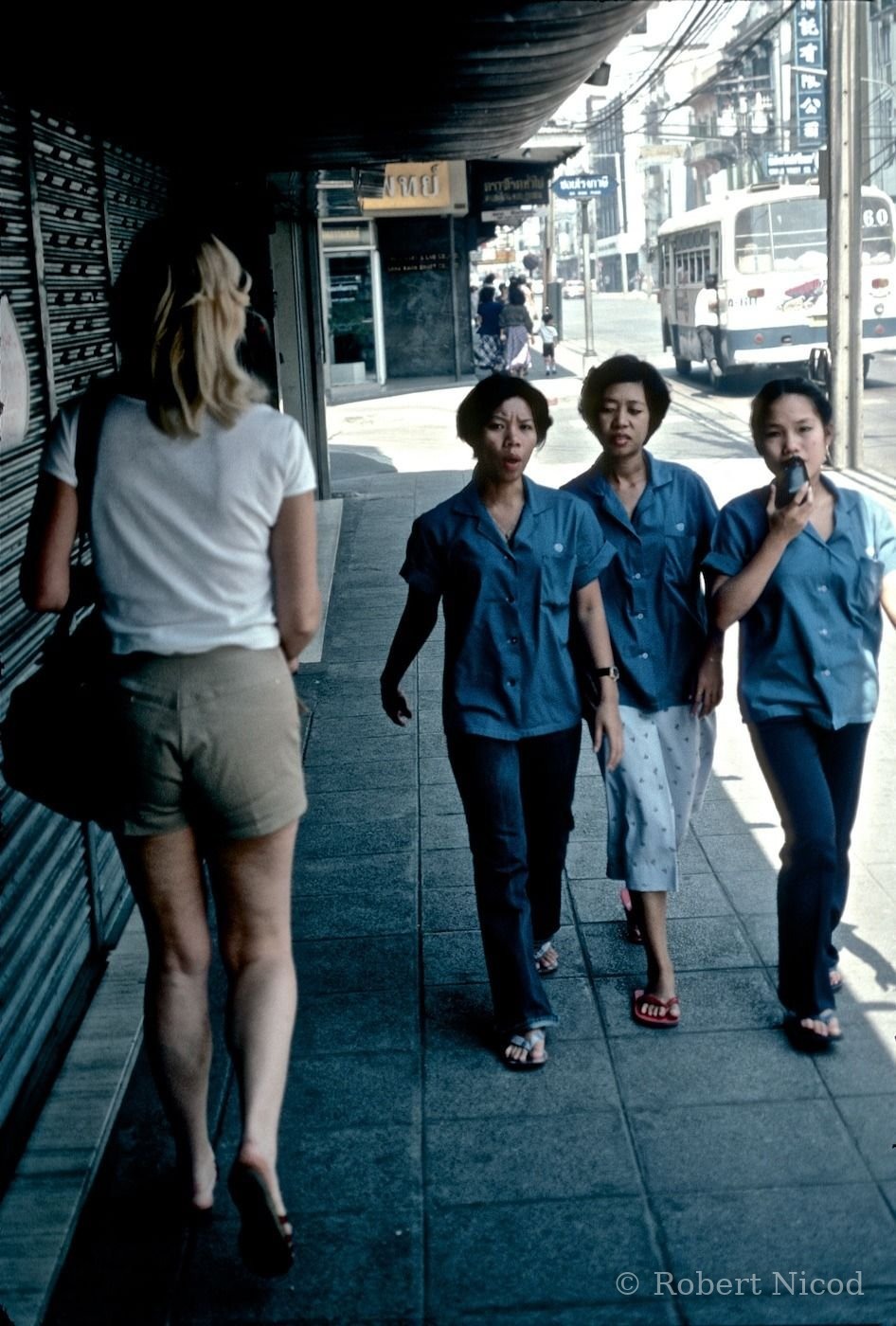 Reportage Thaïlande 1980 — Centre-ville, Bangkok 1980