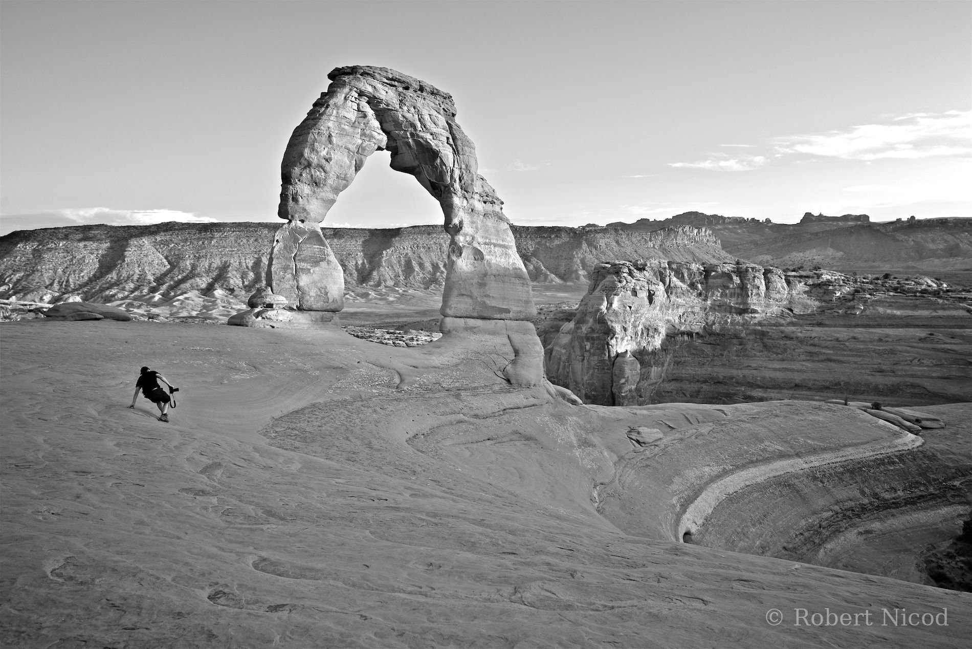 Des touristes à l'Ouest — Delicate Arch, Utah