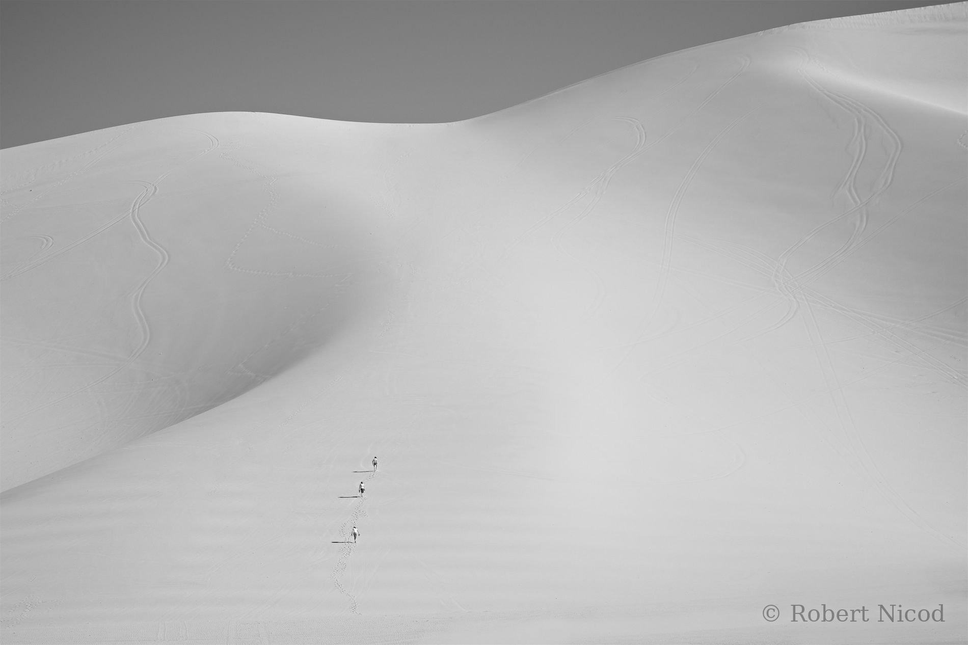 Des touristes à l'Ouest — Dune monumentale, Nevada