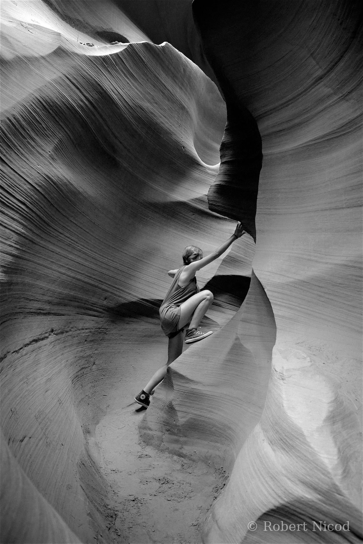 Des touristes à l'Ouest — Antelope Canyon, Arizona