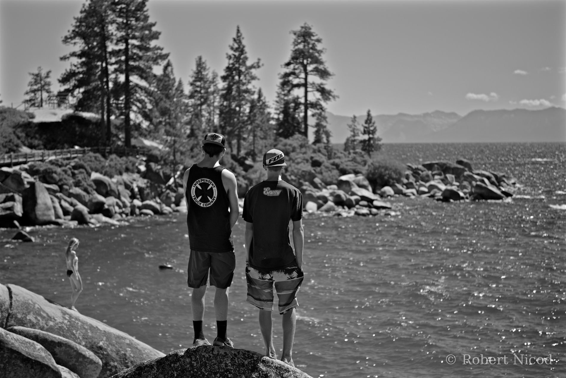 Des touristes à l'Ouest — Sous le charme, en secret, Lake Tahoe, Californie