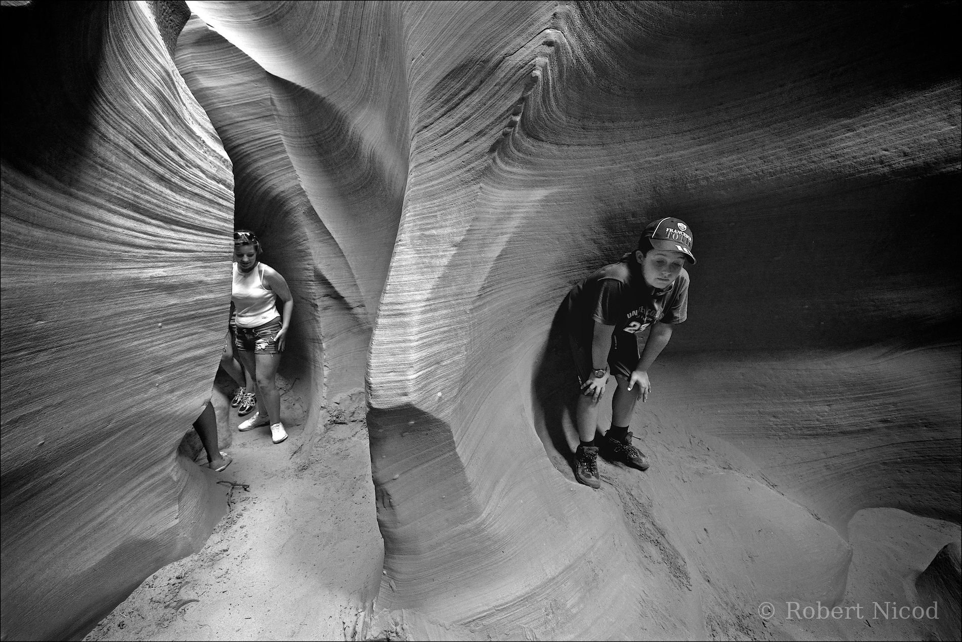 Des touristes à l'Ouest — Surprise, Antelope Canyon, Arizona