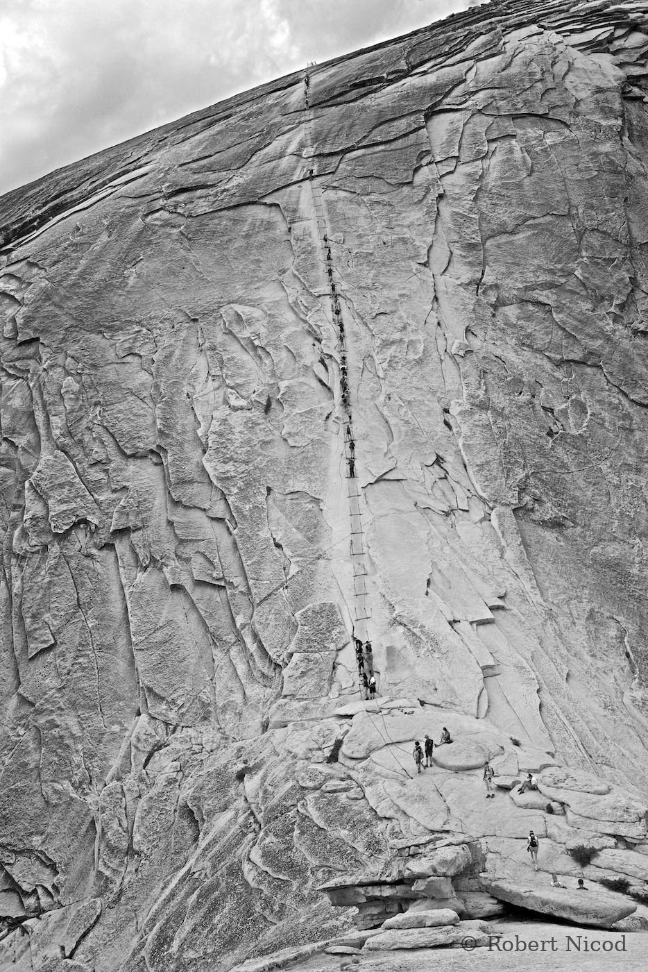 Des touristes à l'Ouest — Half Dome, Yosemite Valley, Californie
