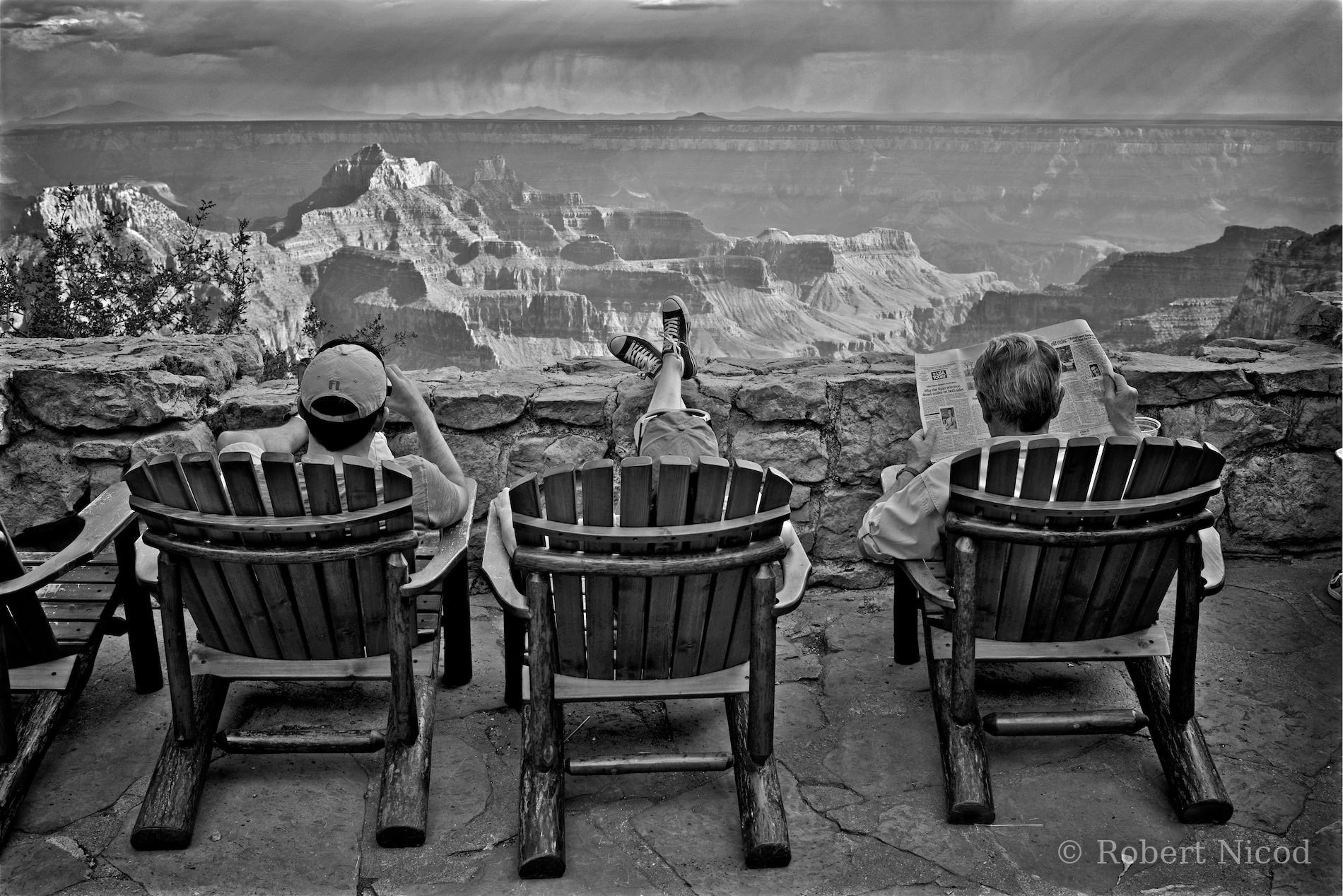 Des touristes à l'Ouest — North Rim Lodge, Grand Canyon, Utah