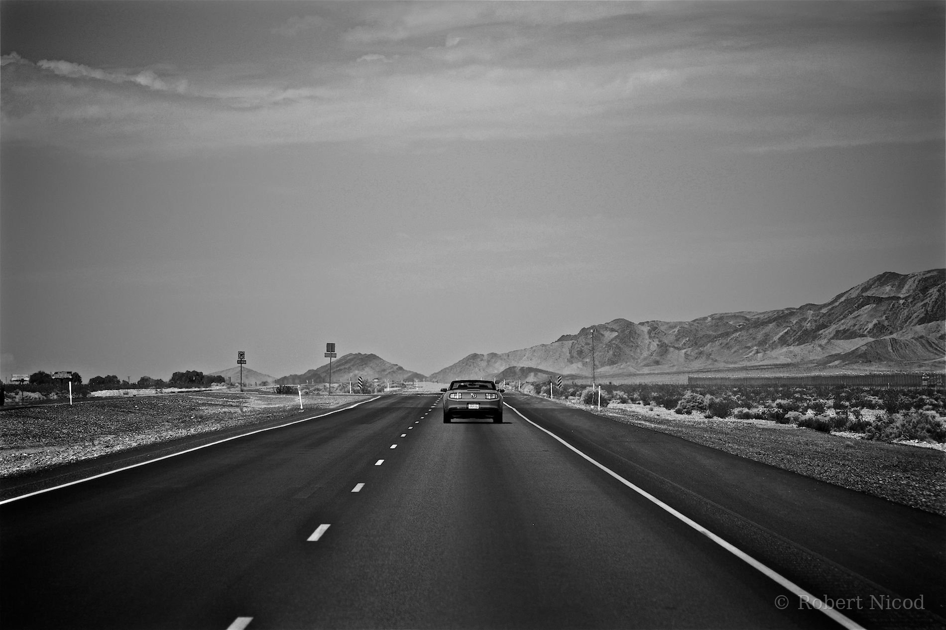 Des touristes à l'Ouest — Sur la route de Las Vegas, Nevada