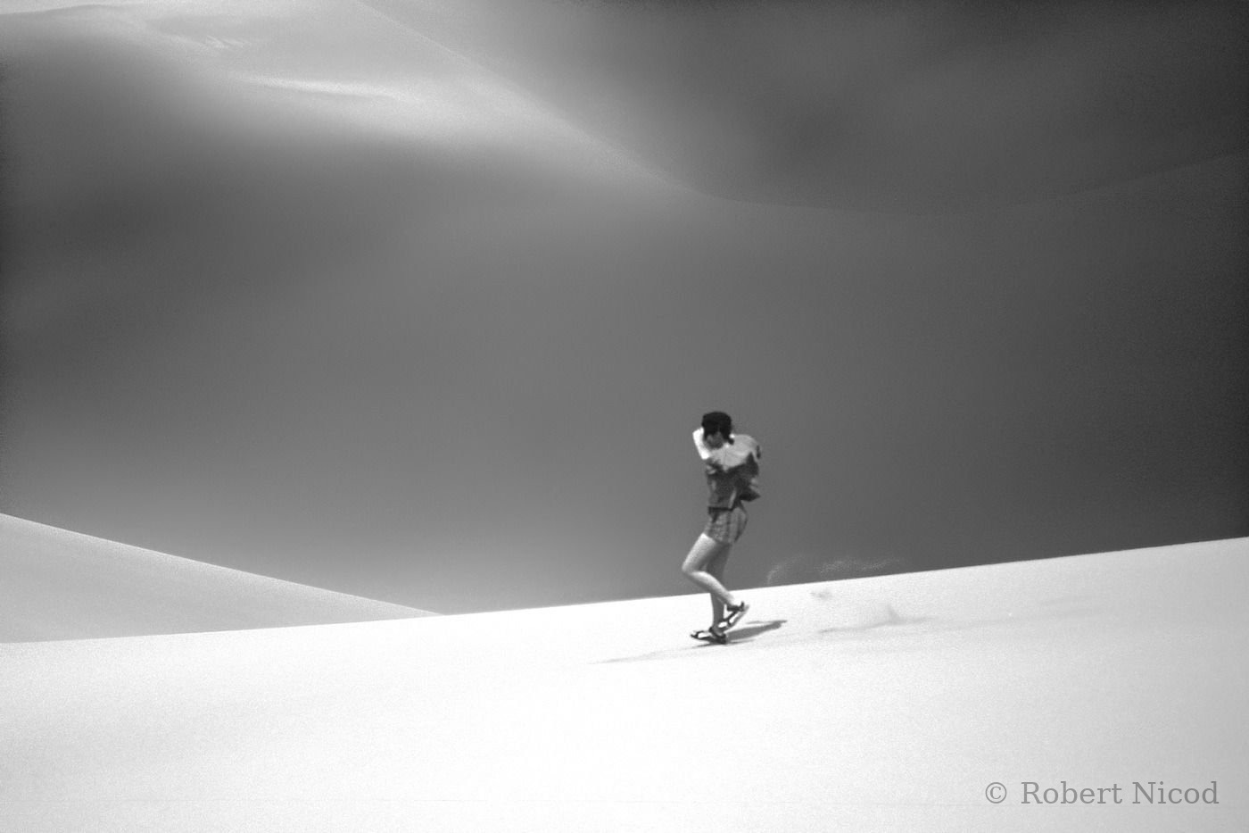 Des touristes à l'Ouest — Welcome on the moon, White Sands, Nouveau-Mexique
