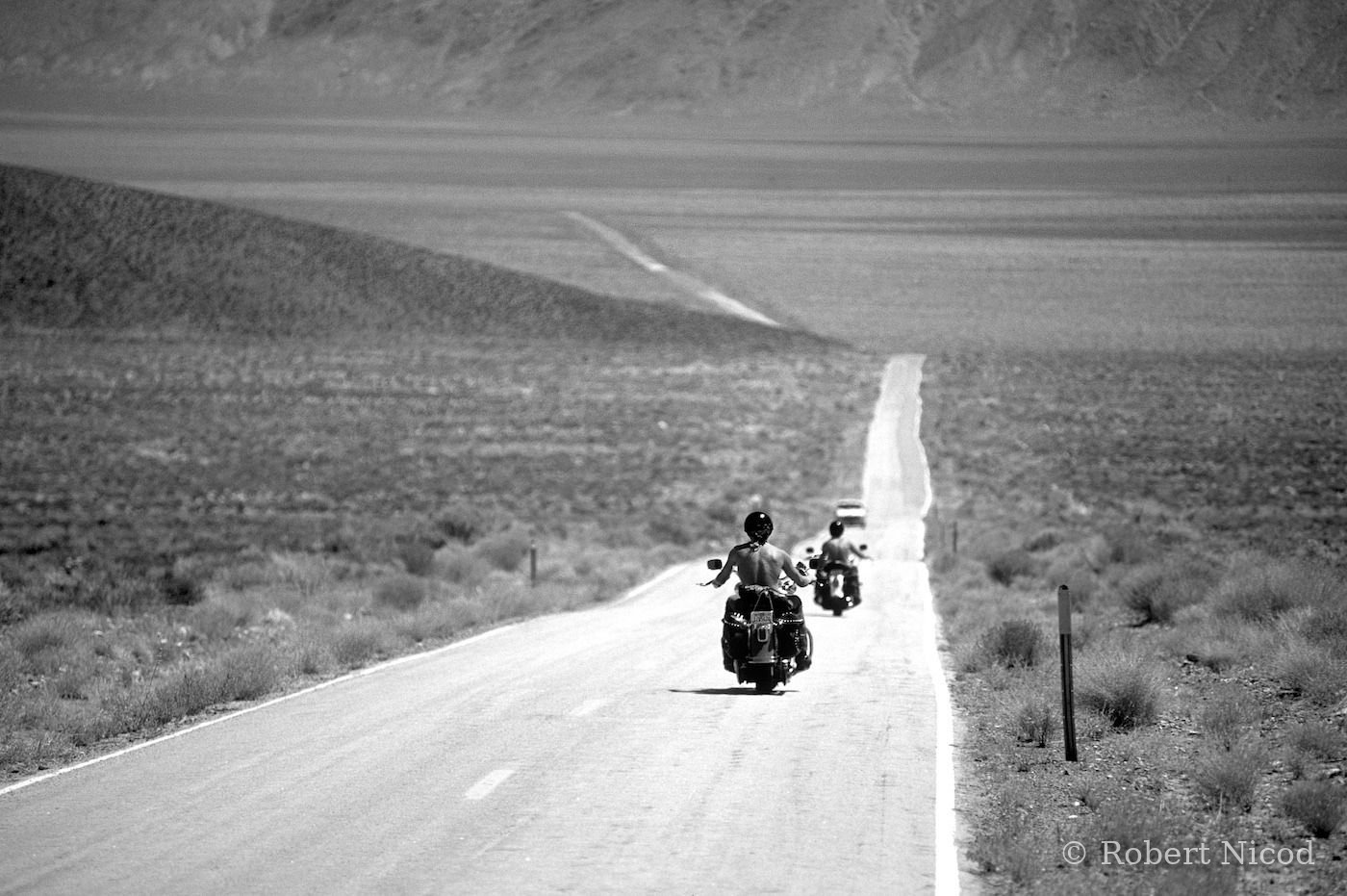 Des touristes à l'Ouest — Mojave désert, Californie