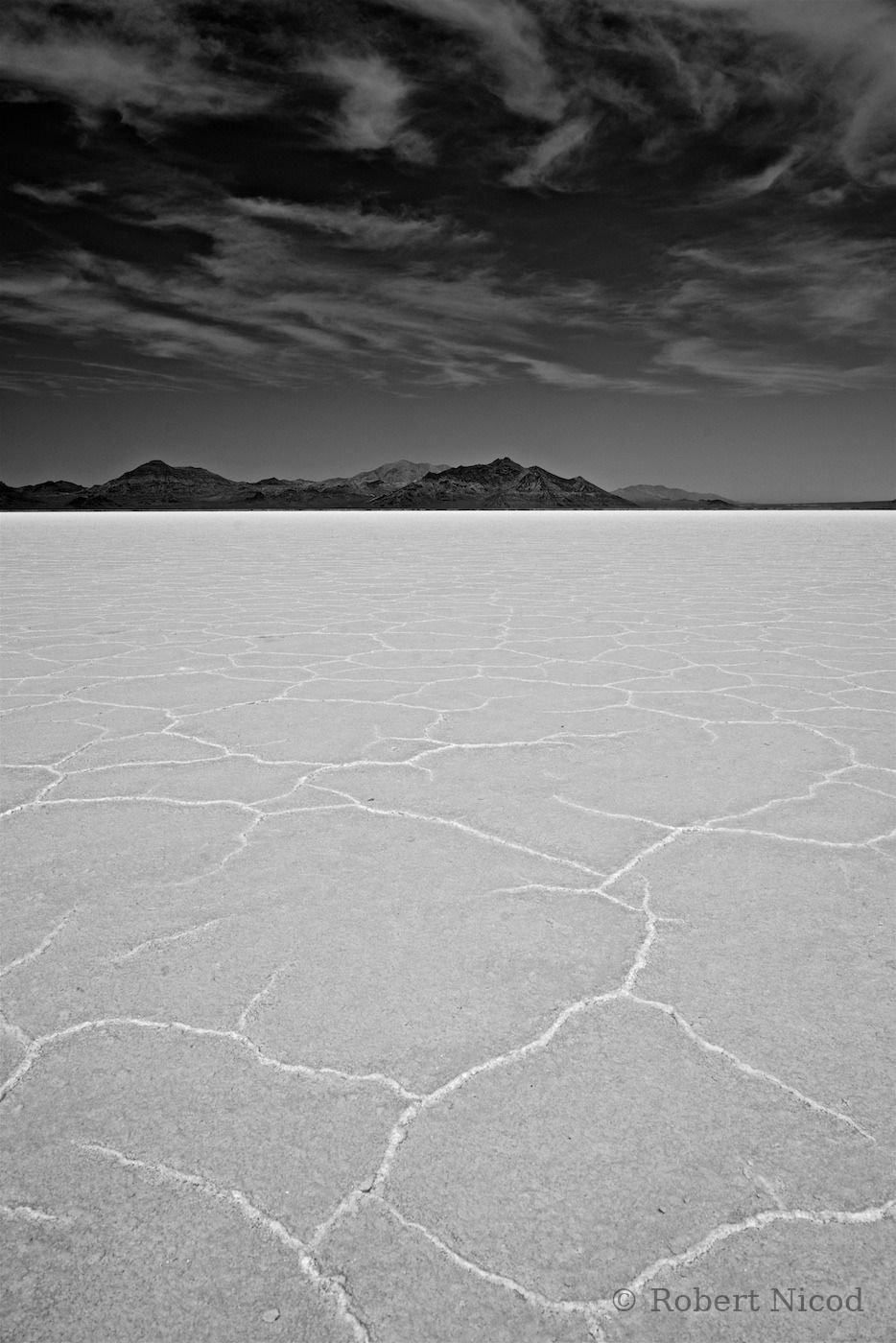 Des touristes à l'Ouest — Bonneville Salt Flats, Utah