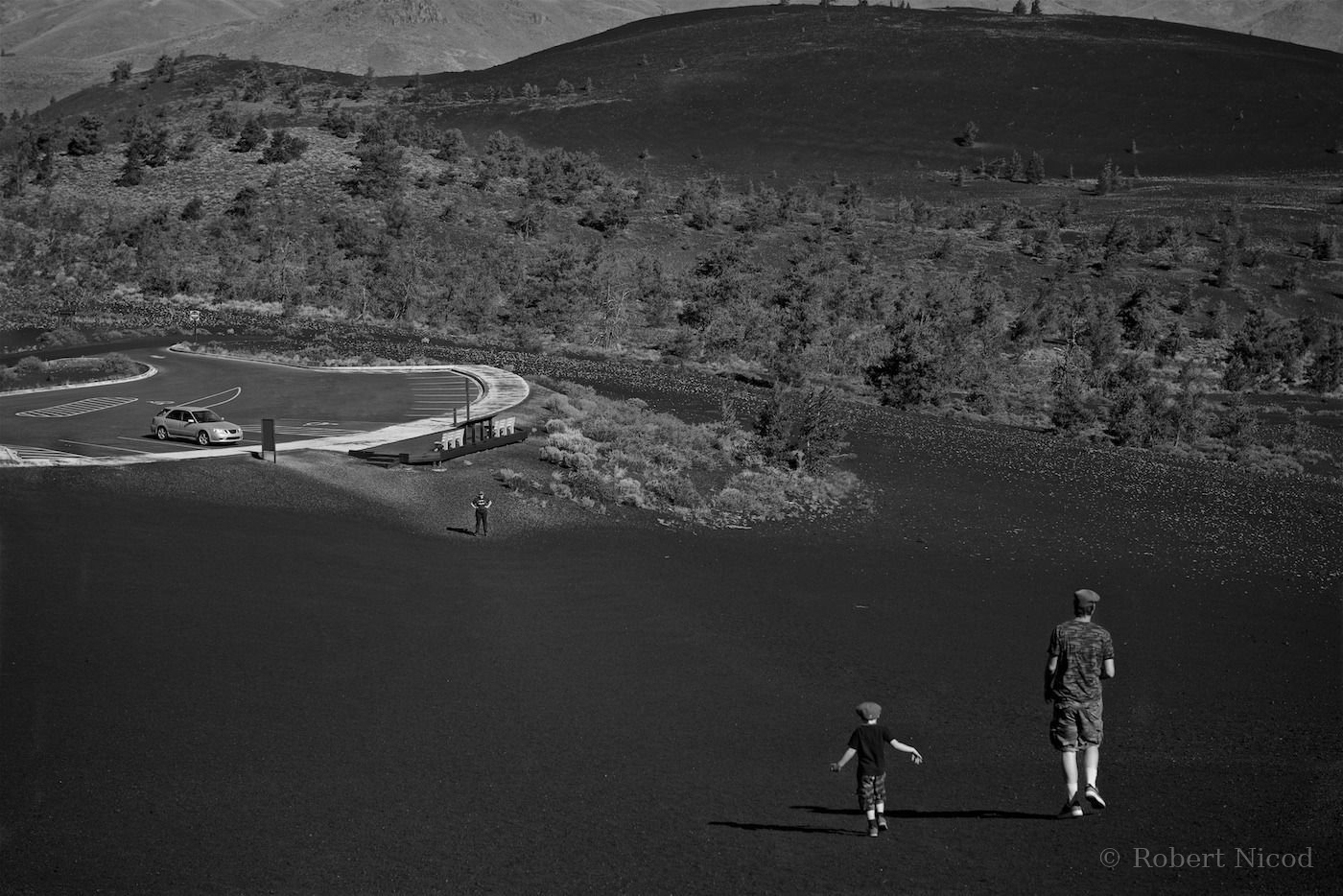 Des touristes à l'Ouest — Maman inquiète&nbsp;? Craters of the Moon, Idaho