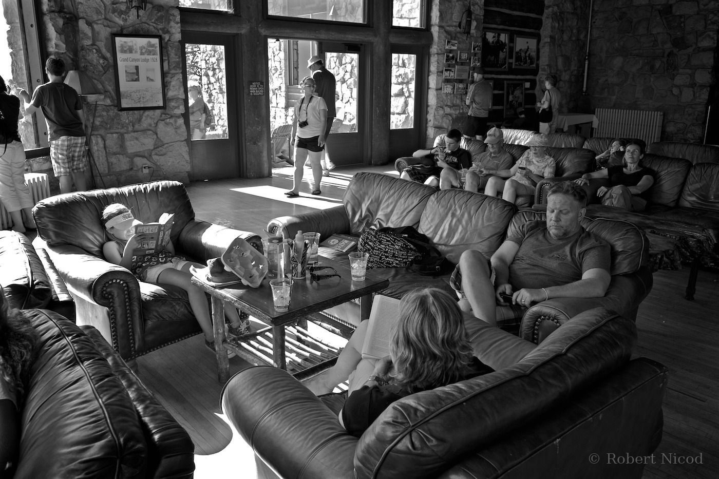 Des touristes à l'Ouest — North Rim Lodge, Grand Canyon, Utah