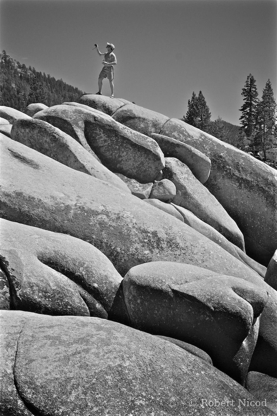 Des touristes à l'Ouest — Décor de rêve, Lake Tahoe, Californie