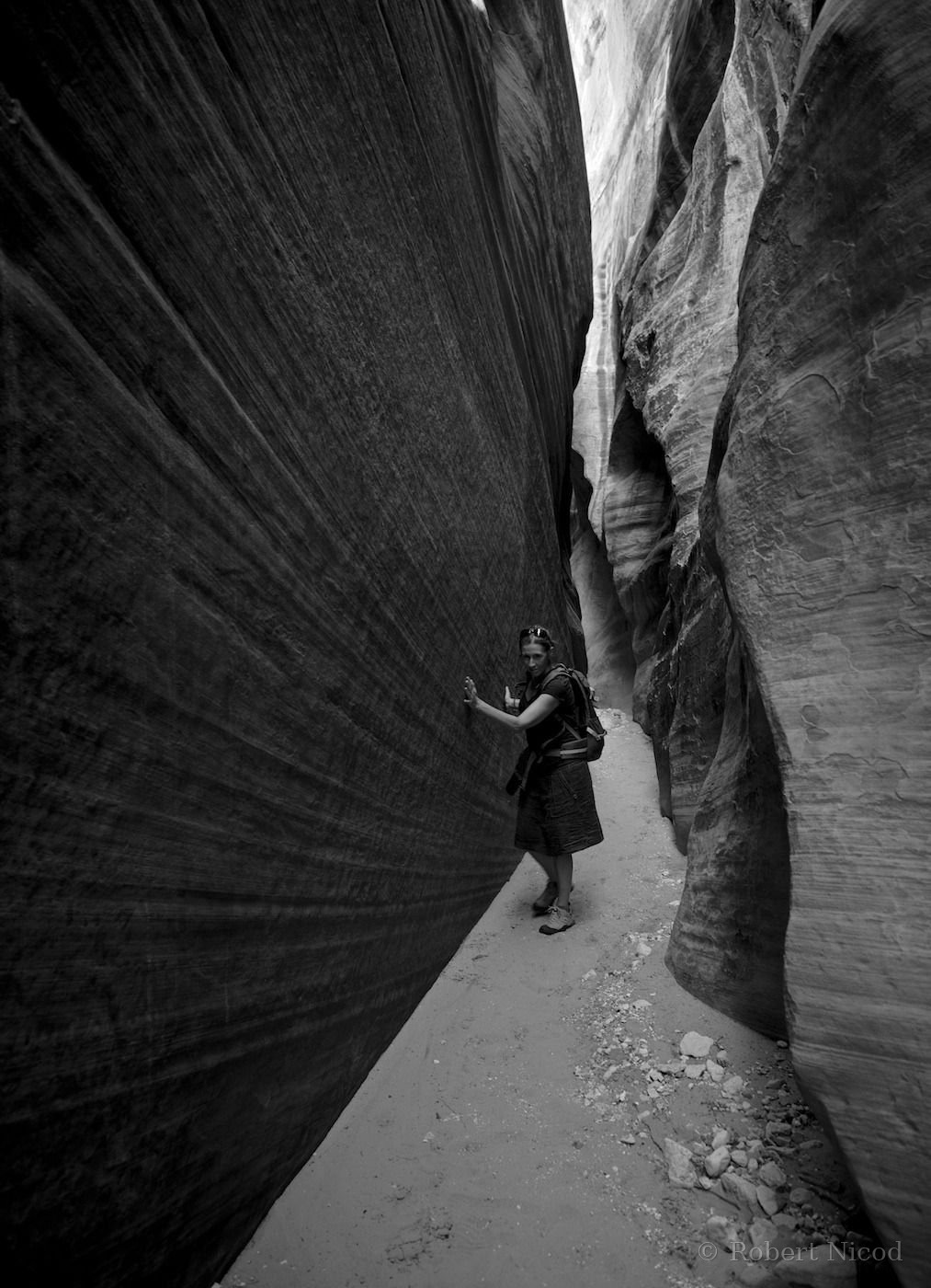 Des touristes à l'Ouest — Rien d'autre que du minéral, Buckskin Gulch, Utah